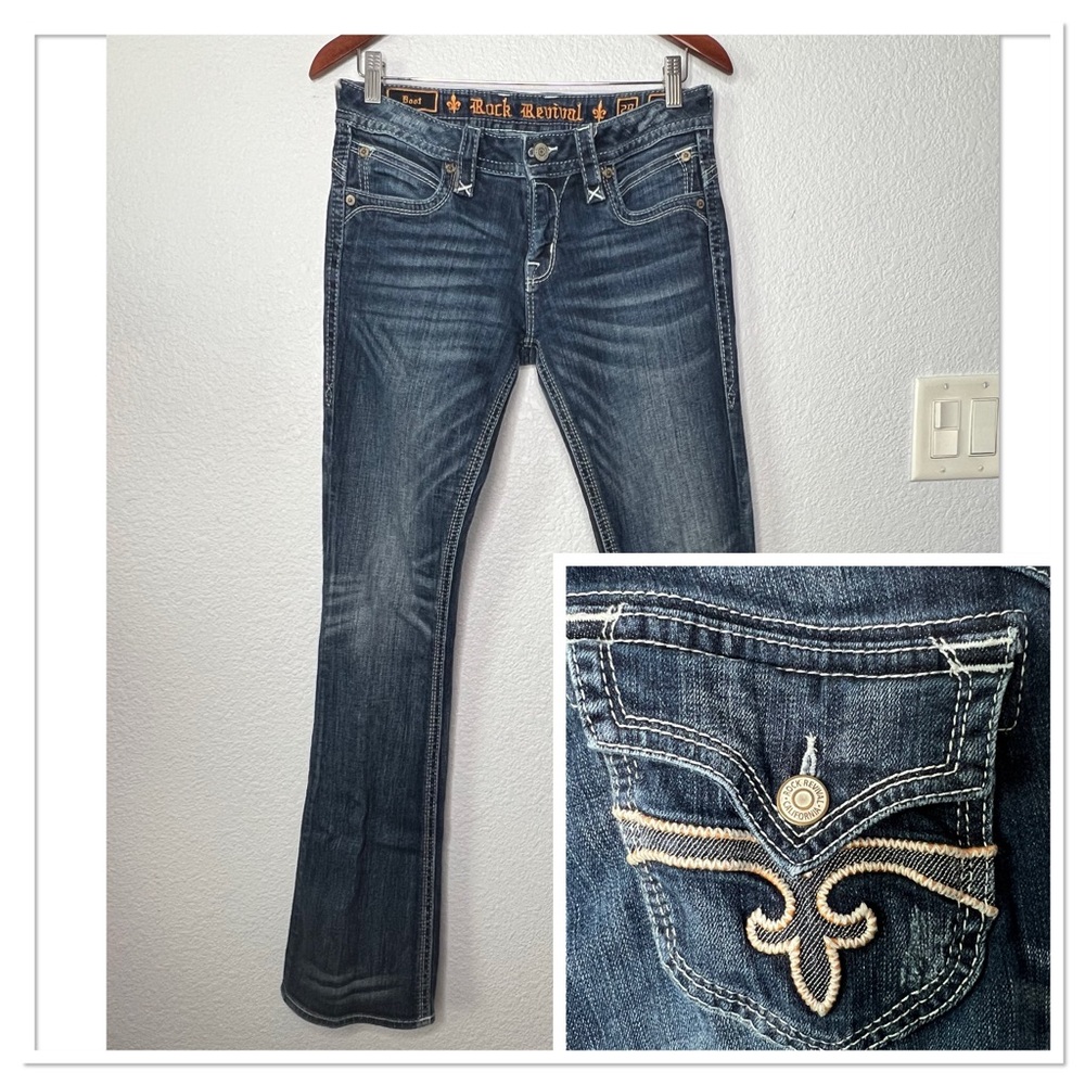 Rock Revival Stephan Jeans RN 124708 Sz 29 NWOT Cotton Blend Tall